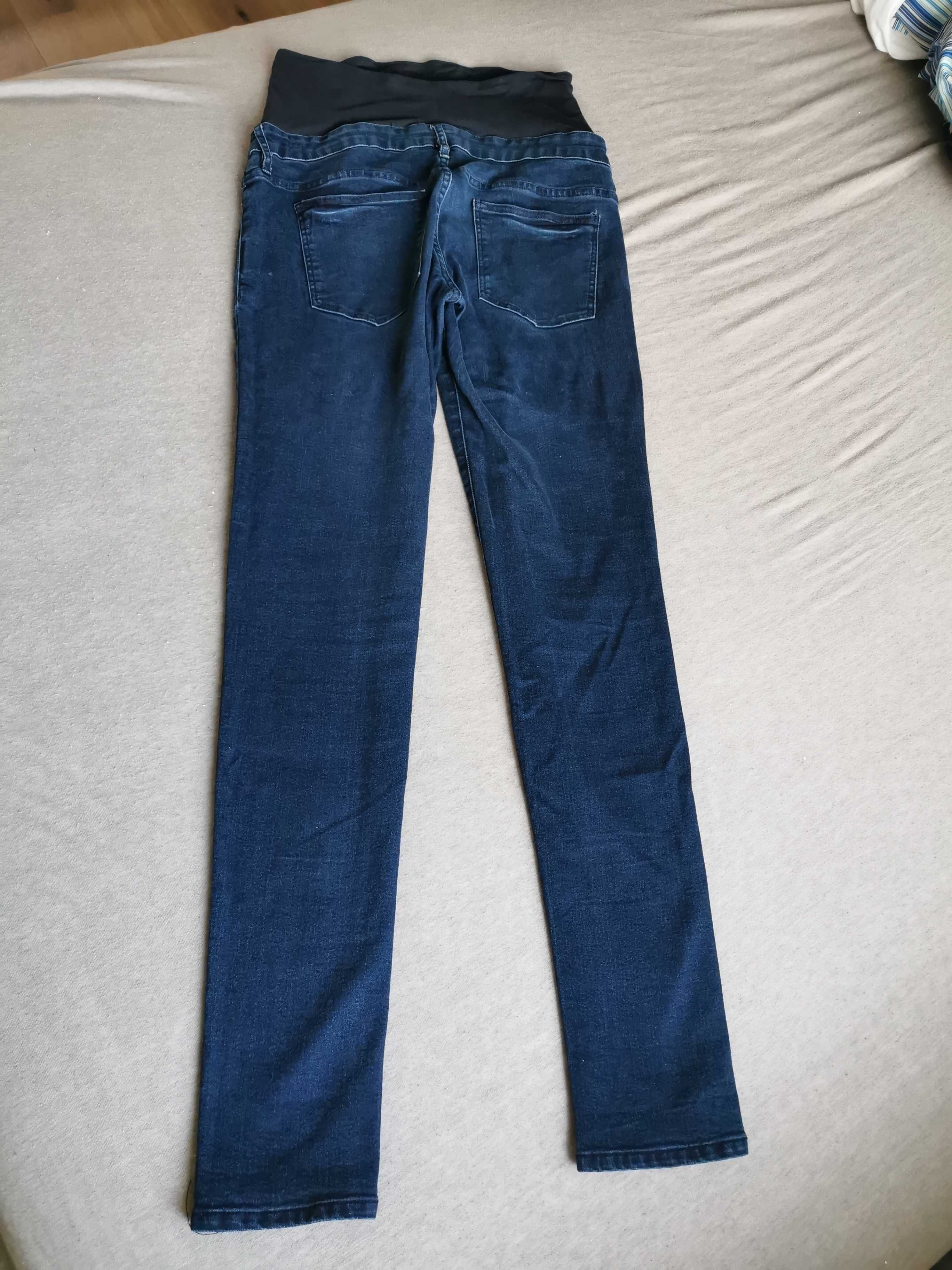 Spodnie ciążowe, skinny fit, jeansy, rurki roz. 36