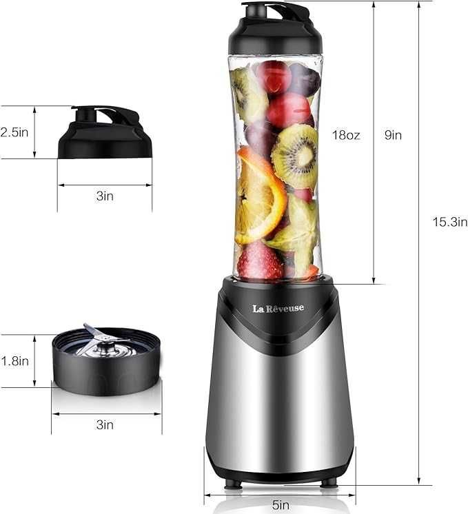 Blender Kielichowy La Rêveuse 300W mikser stojący smoothie 550ml