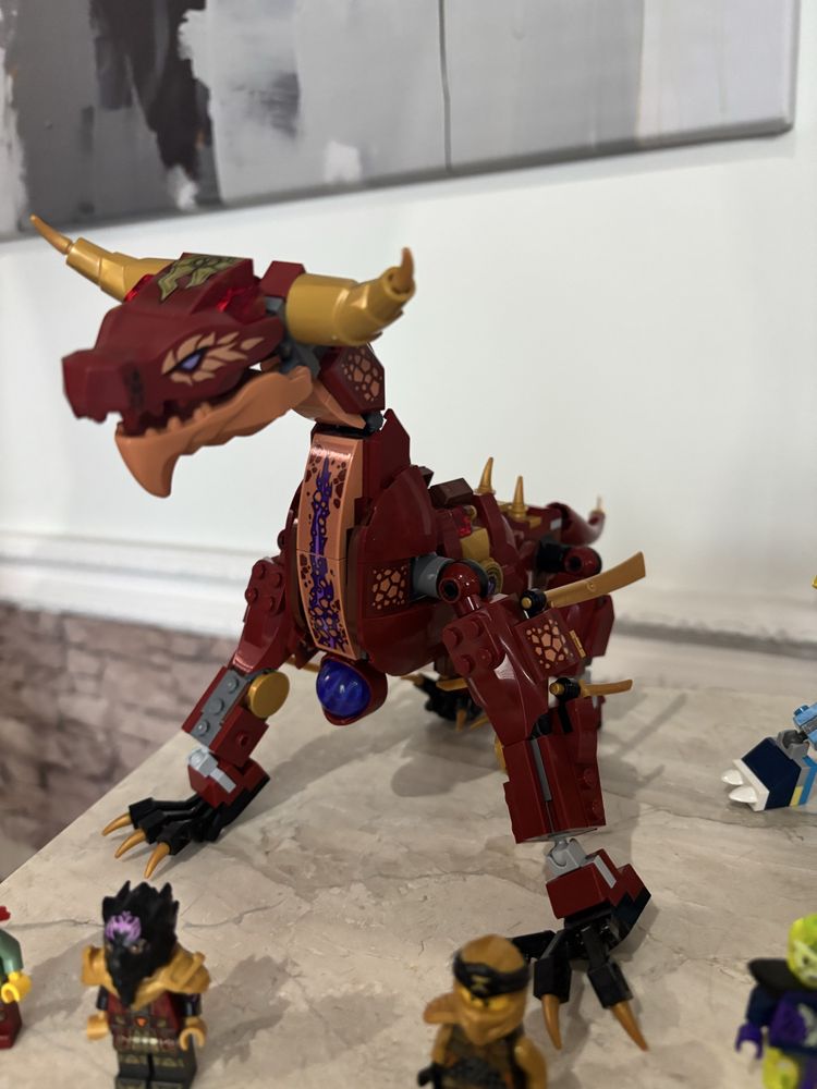 Lego ninjago 19 figurek smoki i mech