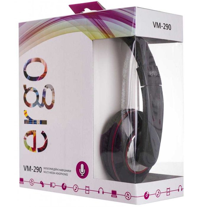 Навушники Ergo Black