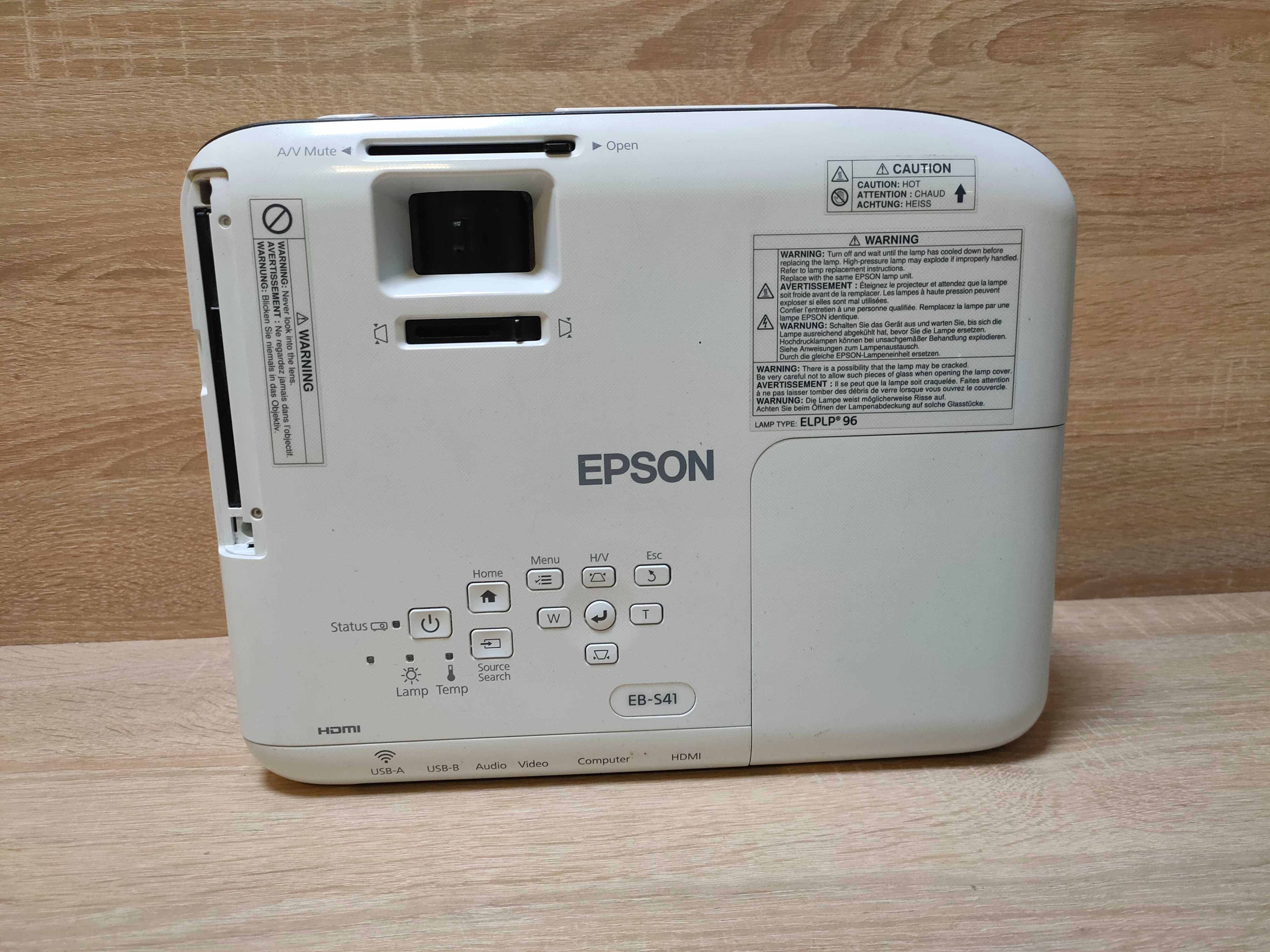 Projektor LCD Epson EB-S41 biały