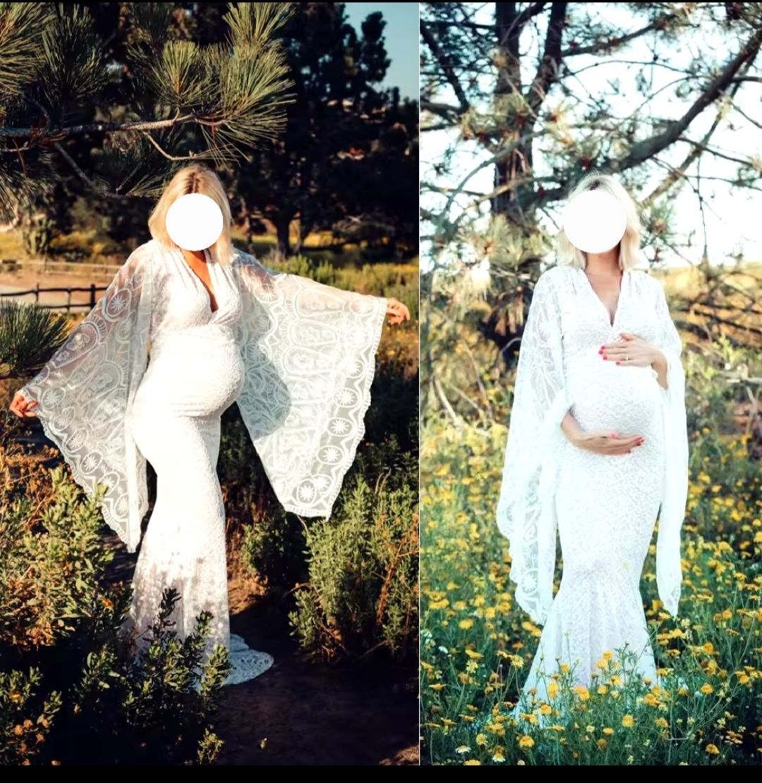 Sukienka Boho do sesji