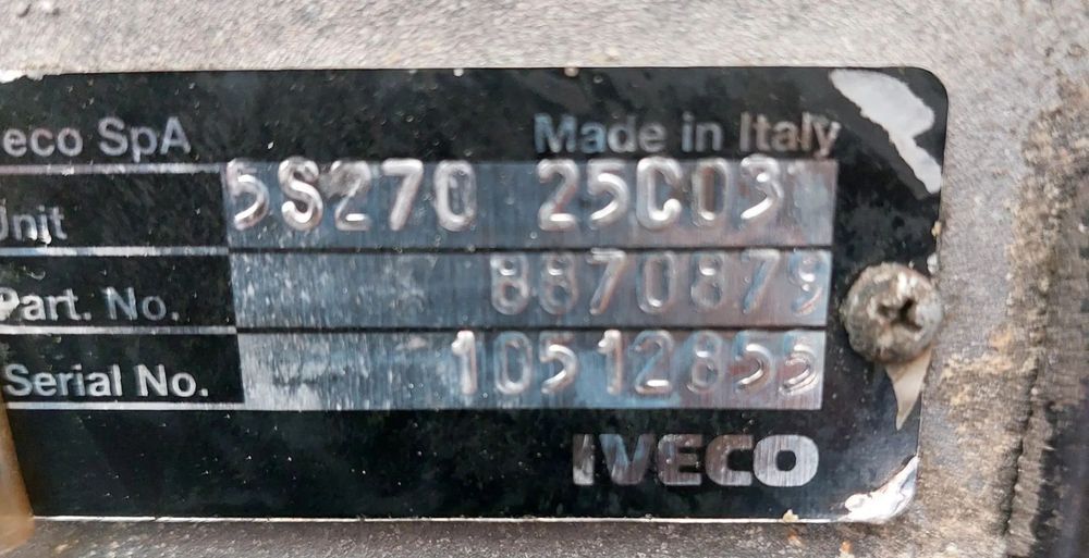 Caixa de velocidades iveco 2.3 116cv
