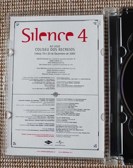 DVD musical Silence 4