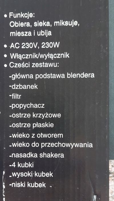 Multi blender  nowy