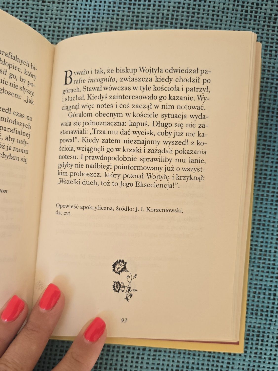 książka "Kwiatki Jana Pawła II"