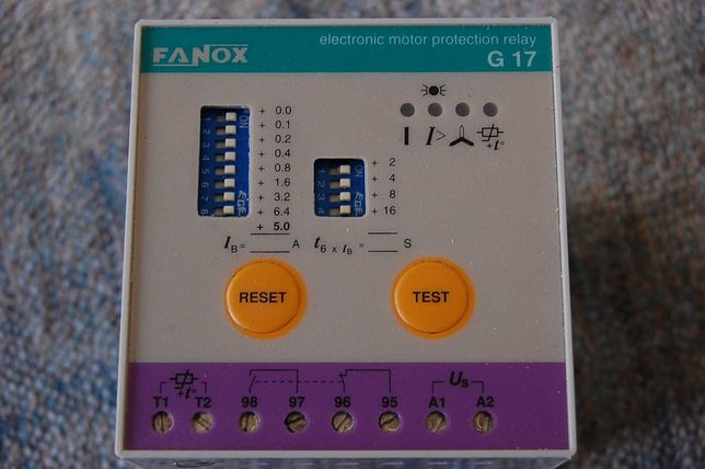 Fanox G17 zabezpieczenie silnika trójfazowego