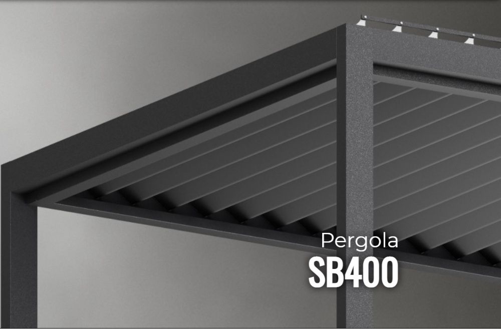 Pergola Aluminiowa altana z montażem 300x340 SELT SOMFY Warszawa