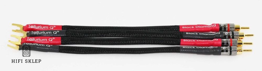 Zworki Głośnikowe Tellurium Q Black Diamond 0,3m