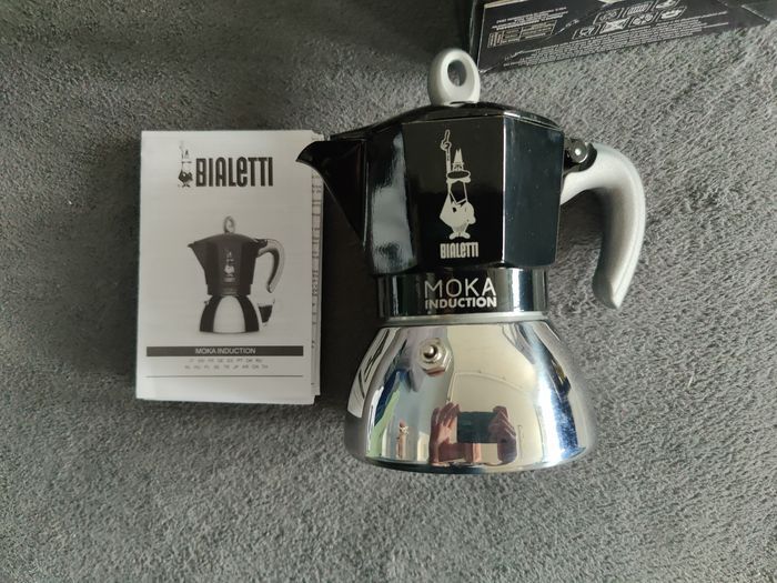 Outlet Kawiarka Moka Induction II 4tz espresso Black BIALETTI 150ml