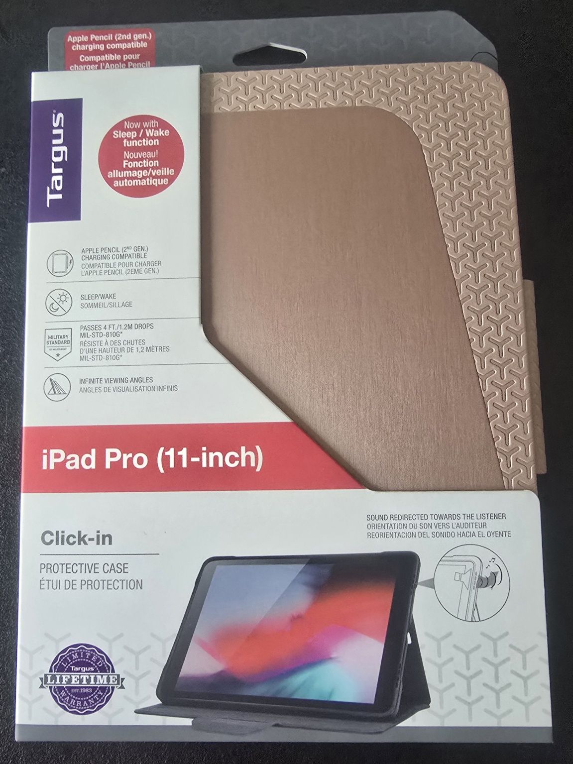Targus Etui Click-In dla  iPada Pro 11" (Rose Gold) Apple