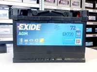 Wysyłka Gratis Akumulator AGM Exide EK720 12V 72AH 760A Nowy