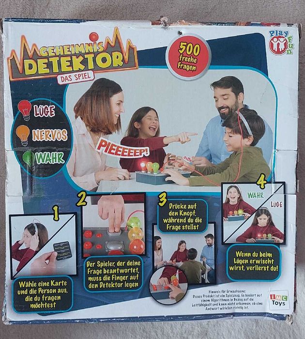 Wykrywacz kłamstw IMC TOYS Gra planszowa wersja niemiecka
