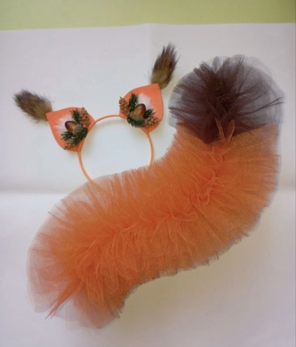 Хвостик і обруч білочки, дитячий костюм білочка