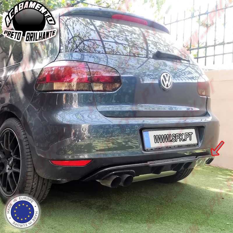 Difusor Traseiro V.3 - VW Golf 6 "Standard" (08-12) - Novo