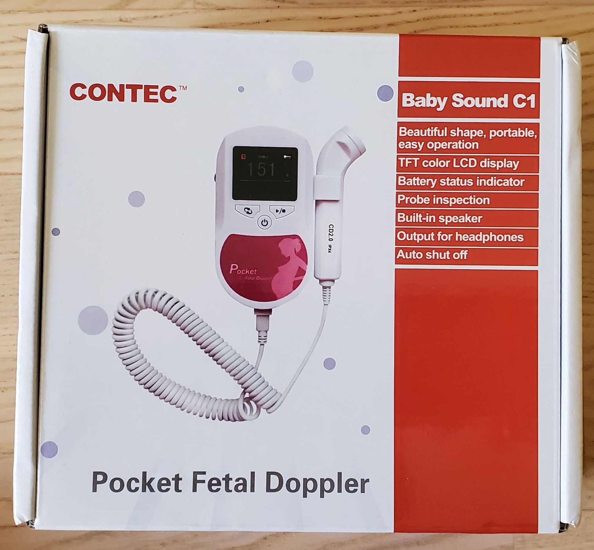 Доплер фетальный Contec Sonoline С1 3 МГц