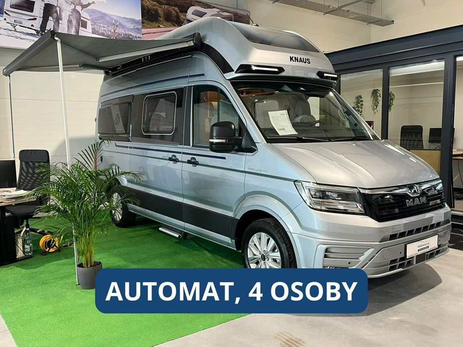 KNAUS BOXDRIVE 600 XL  Kompaktowy campervan z miejscem dla 4 osób! Bogato wyposażony!
