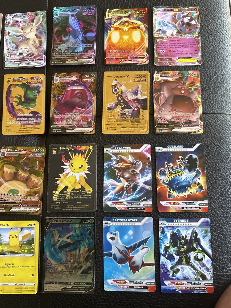 Pack 40 cartas de pokémon raras e novas