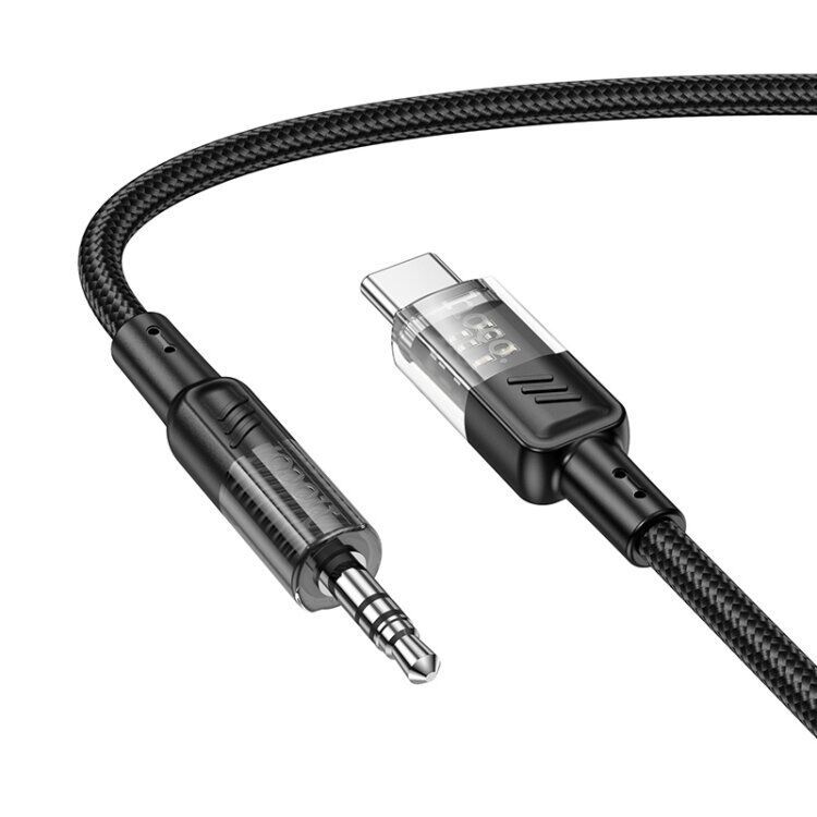 Аудіокабель Type-C to 3.5mm AUX Перехідник Hoco UPA27 1.2M