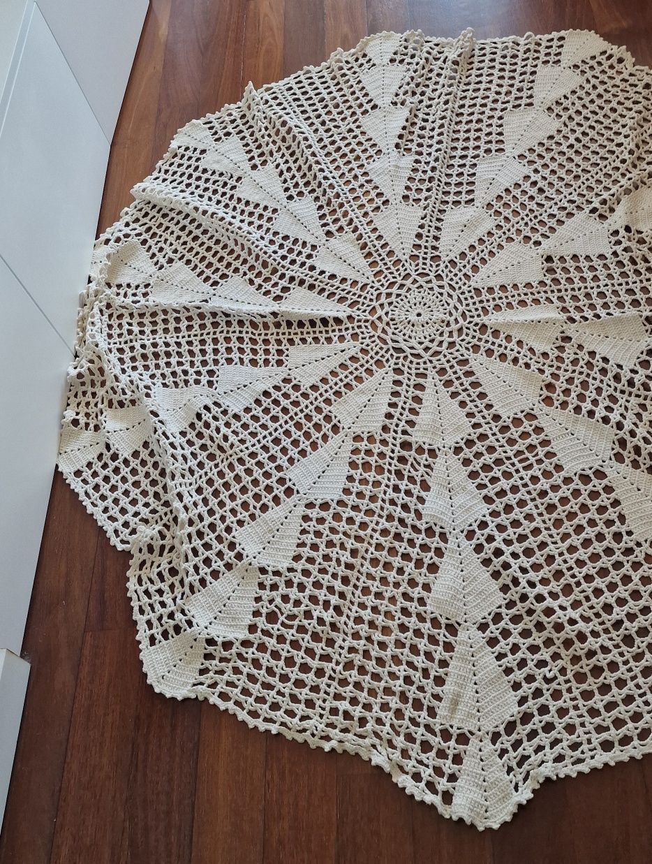 Toalha renda  antiga