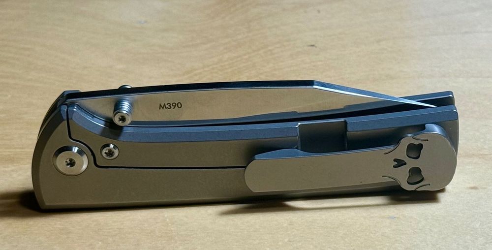 Nóż Jufule wzór Chaves Knives Scapegout M390 Titanium Drop Point
