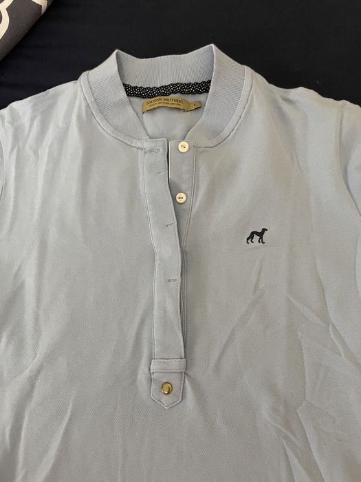 Tshir/ polo- Sacoor Brothers (azul bebe)