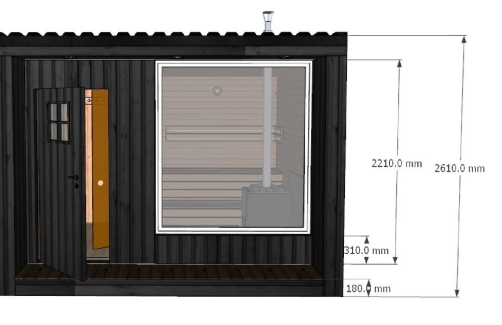 Sauna ogrodowa,sauna finska