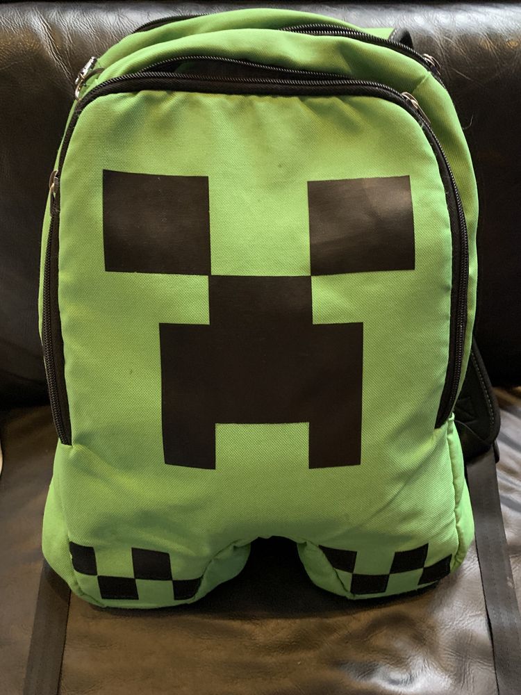 Plecak młodzieżowy minecraft creeper