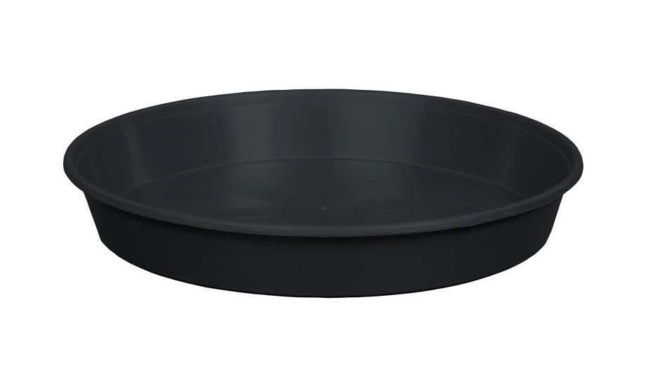 Podstawka pod doniczkę podstawka plastikowa 18 cm czarna