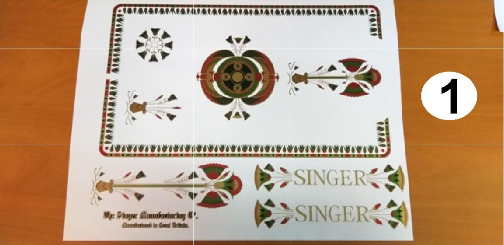 Autocolantes Singer