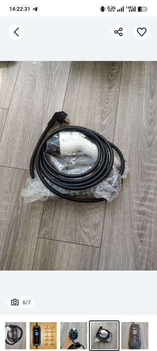 Зарядка type 1/tesla type 2 gbt feyree 3.5Квт 16А Tesla для електроавт