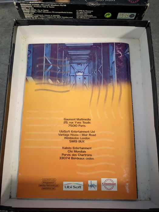 The Fifth Element Jogo PCBig Box