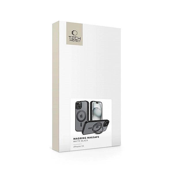 Tech-Protect Magring Magsafe Iphone 15 Matte Black