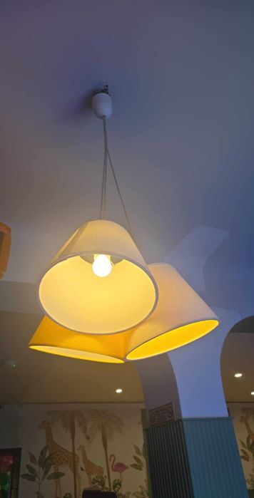 Potrójna lampa wisząca