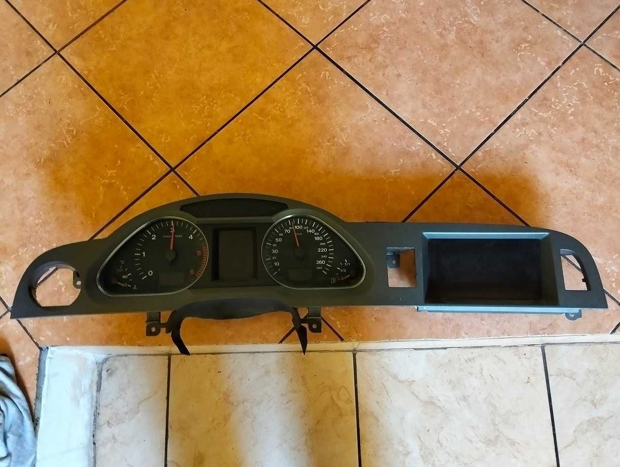 licznik zegary ramka chrom audi a6 c6 4f0 04-09