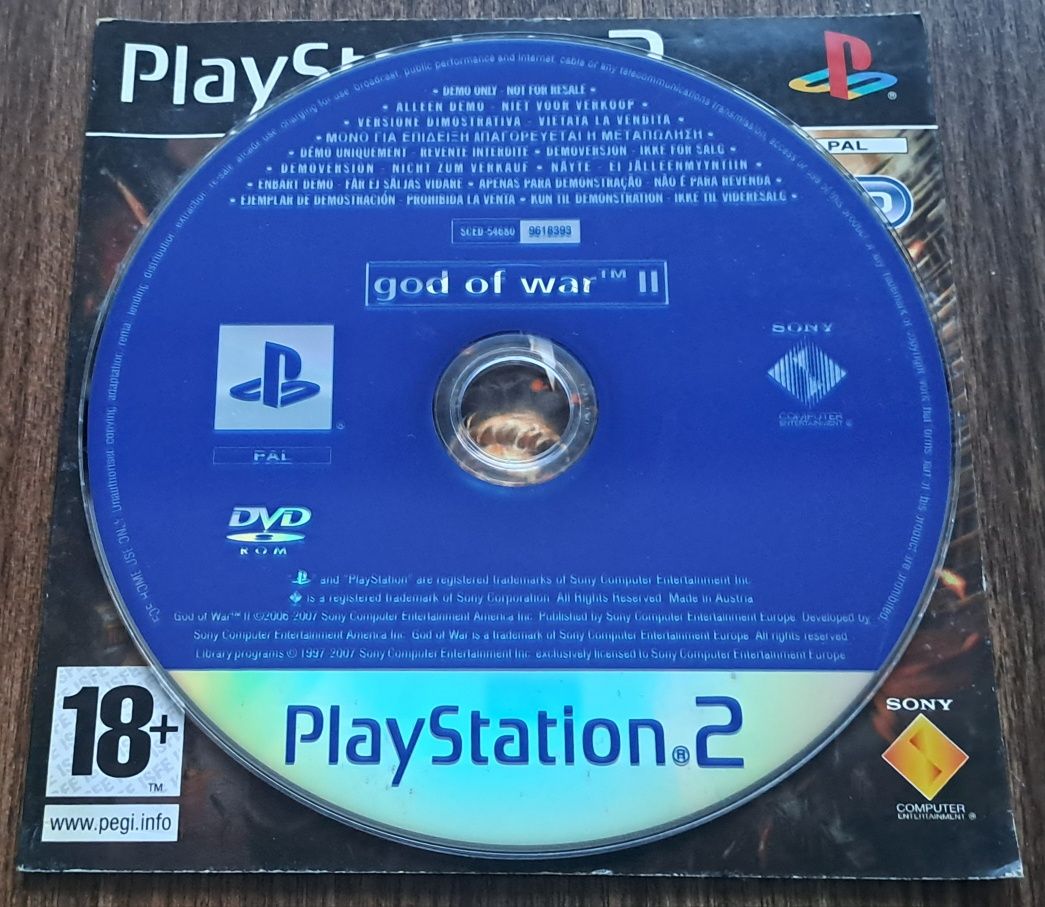 Jogo consola Sony Playstation 2 PS2 God Of War 2 - DEMO