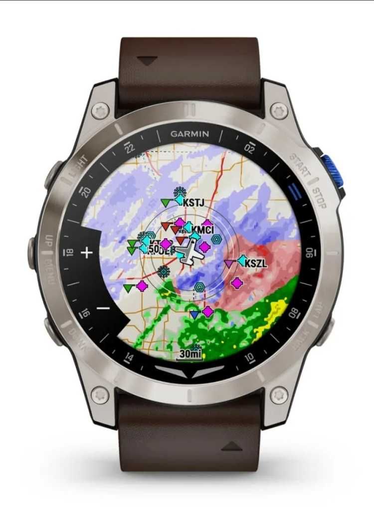 Garmin D2 Mach 1 z brązowym paskiem Nowy