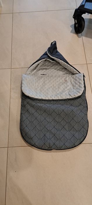Śpiworek minky+nieprzemakalna tkanina