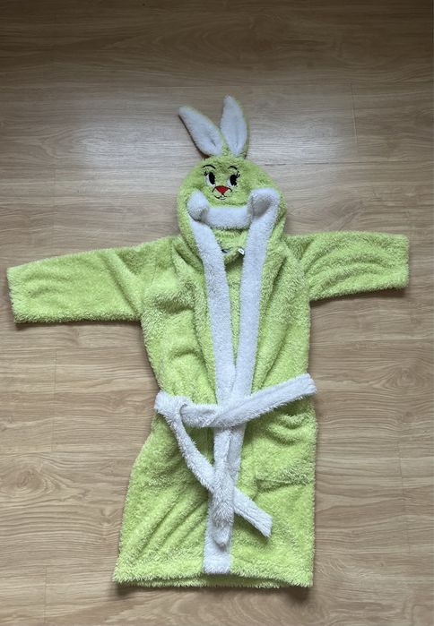 Dziecięcy szlafrok z zającem