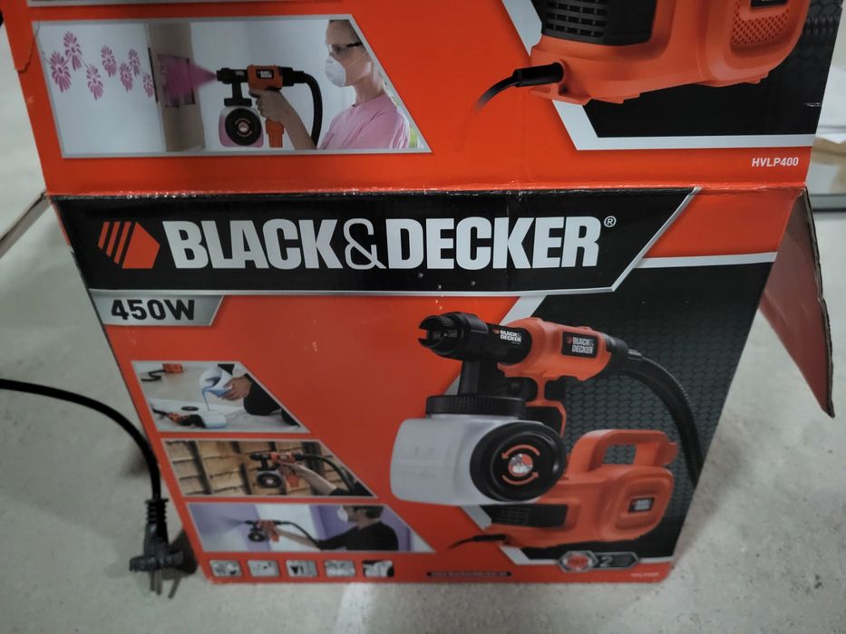 Pistolet do malowania ścian Black+Decker HVLP400, 450W