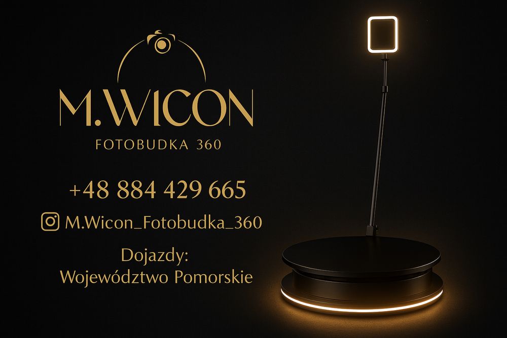 M.Wicon Fotobudka 360 – Niezapomniana Atrakcja na Twojej Imprezie!