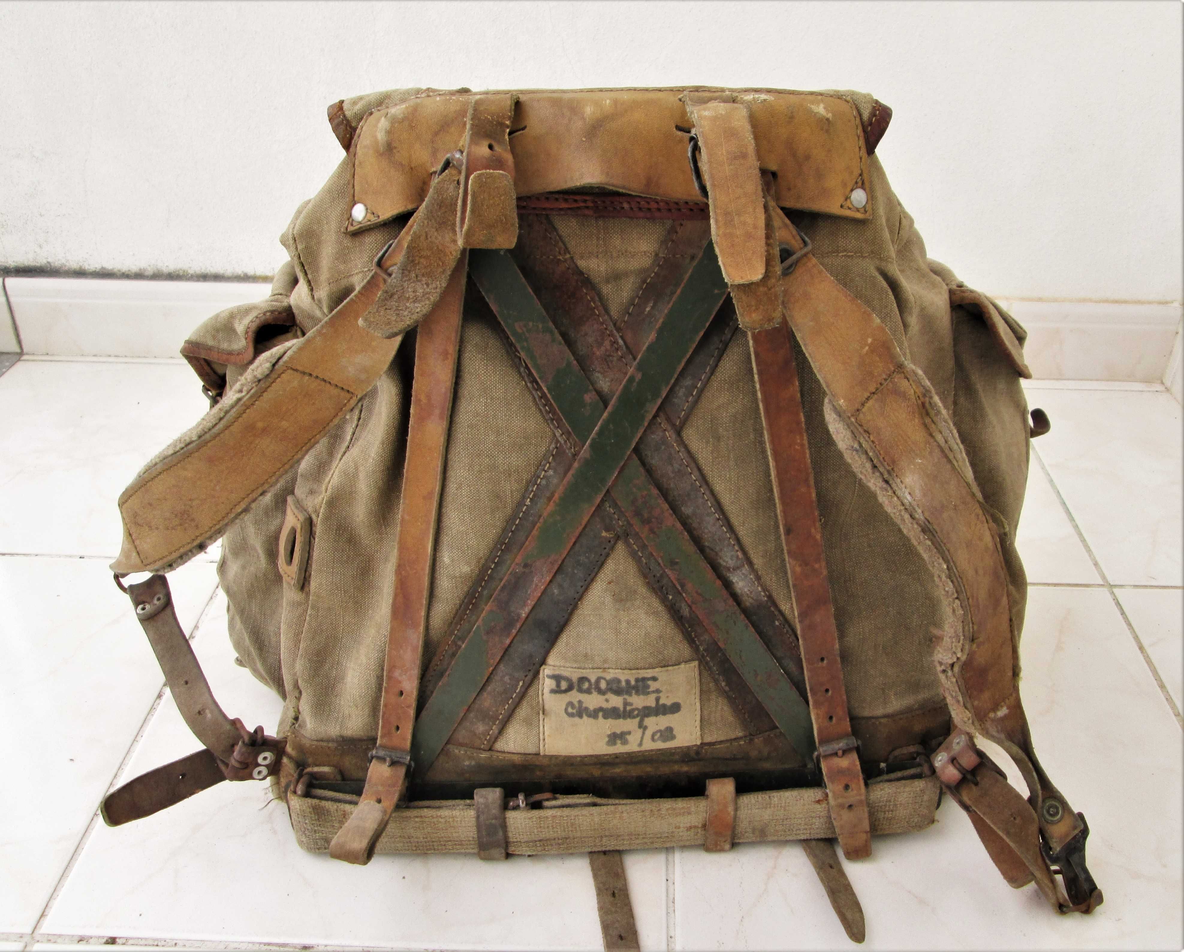 LEGIÃO ESTRANGEIRA - Mochila Militar Francesa de 1939