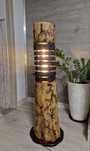 Ręcznie robiona lampa z drewna 103 cm