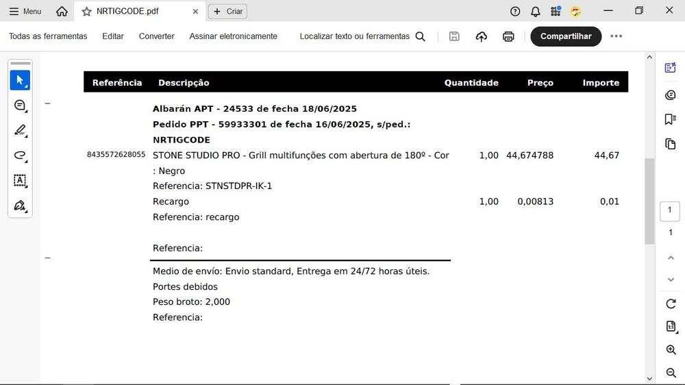 Sanduicheira Grelhador pro da CREATE