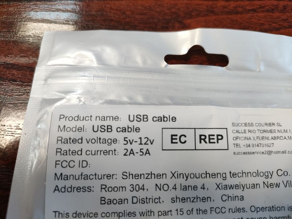 Kabel do ładowarki USB C to C 2 metry dlugi 2-5 A