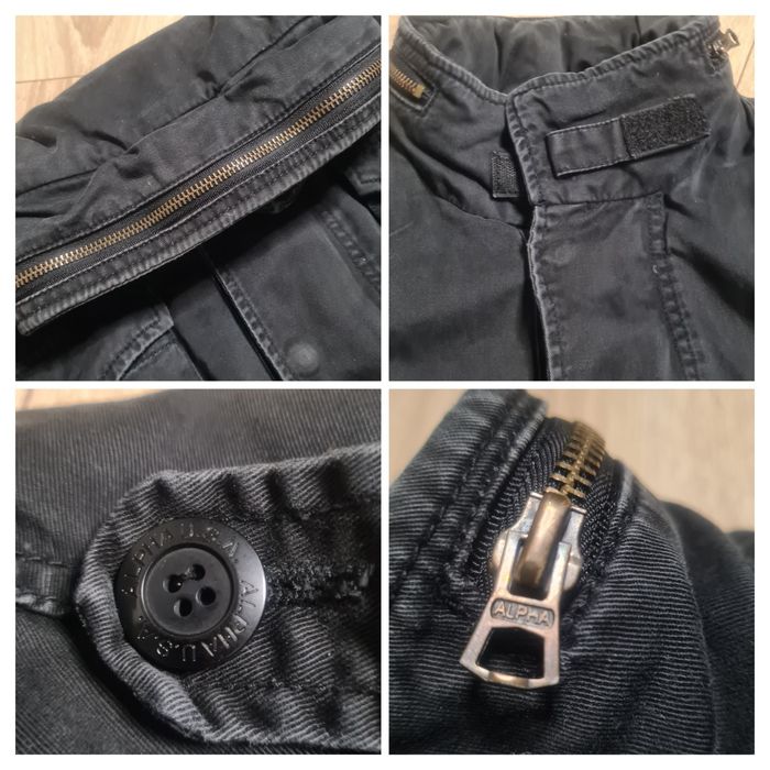 Kurtka Alpha Industries 59. Knoxville. Tennessee USA. Czarna. Vintage