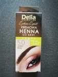 Henna do brwi - kremowa DELIA COSMETICS 50 jasny brąz NOWA