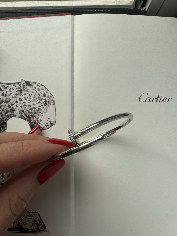 Браслет в стиле Cartier картье серебро 925 новый