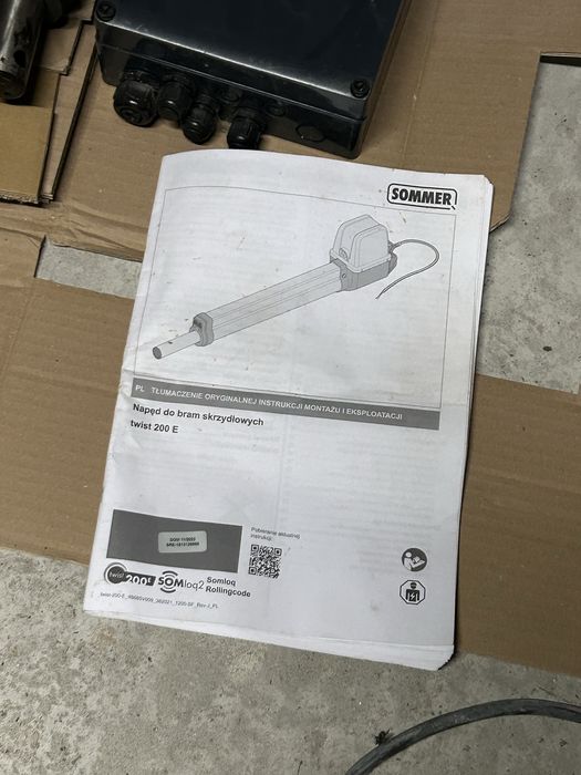 Napęd do bram SOMMER twist 200 E KOMPLETNY ZESTAW!