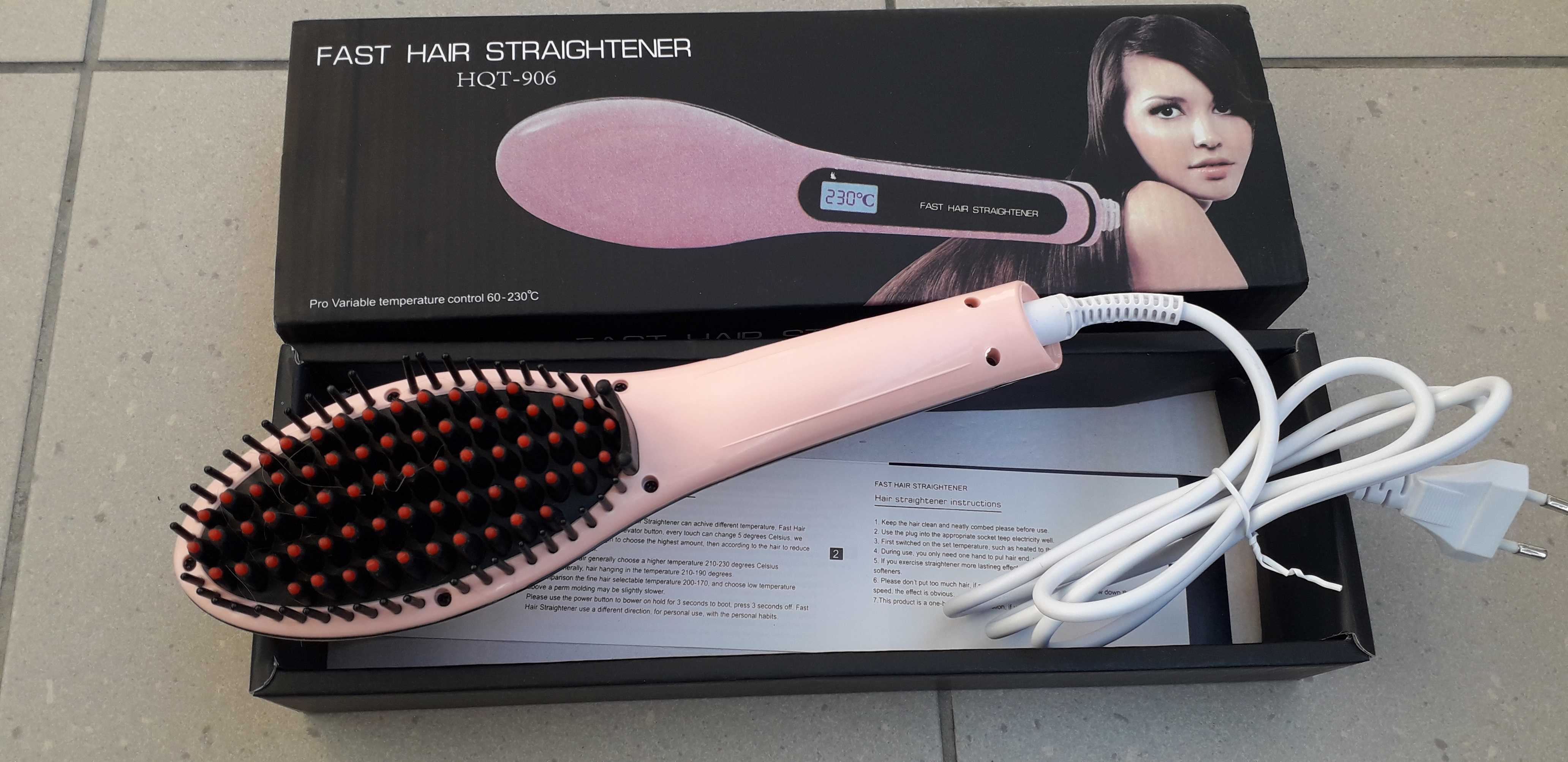 Szczotka prostująca Prostownica Fast Hair Straightener hqt-906